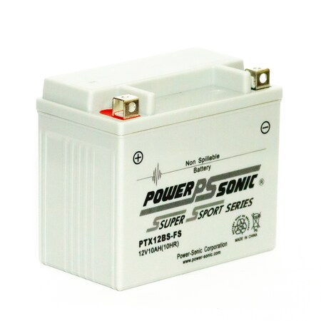Power Sonic PTX12BS-FS Factory Activated AGM PowerSport Battery PTX12BS-FS